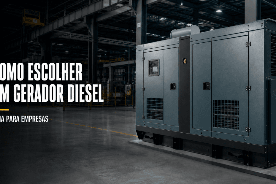 Como escolher um gerador diesel: guia para empresas